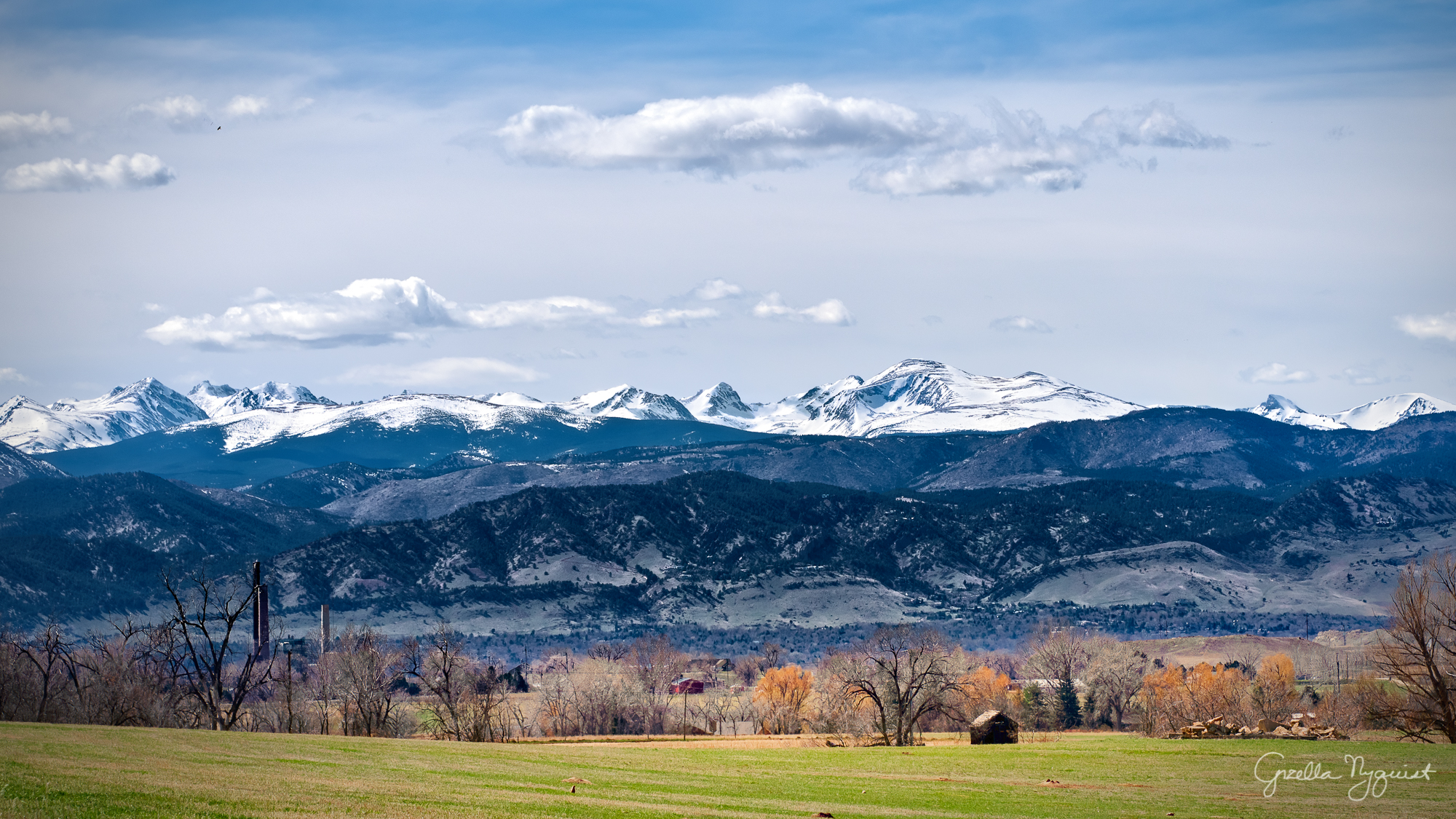 Rocky Mountains Panorama View